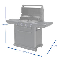 Campingaz - Barbacoa 4 Series Onyx S