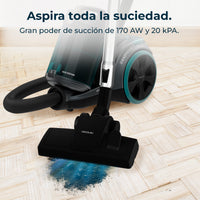 Cecotec Conga Rockstar Multicyclonic XL PowerStyle Aspirador 900 W ForceSonic 170 AW 20 kPa Animal Turbo
