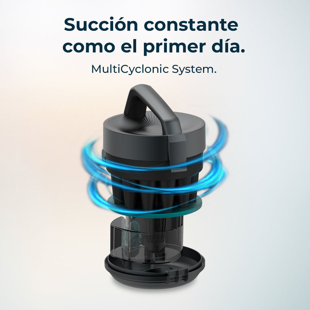 Cecotec Conga Rockstar Multicyclonic XL PowerStyle Aspirador 900 W ForceSonic 170 AW 20 kPa Animal Turbo