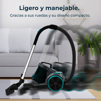Cecotec Conga Rockstar Multicyclonic XL PowerStyle Aspirador 900 W ForceSonic 170 AW 20 kPa Animal Turbo