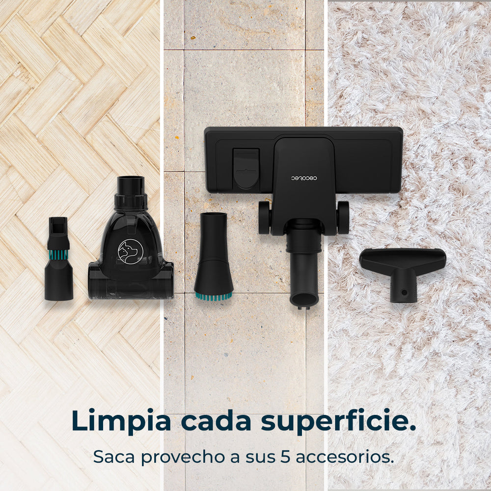 Cecotec Conga Rockstar Multicyclonic XL PowerStyle Aspirador 900 W ForceSonic 170 AW 20 kPa Animal Turbo