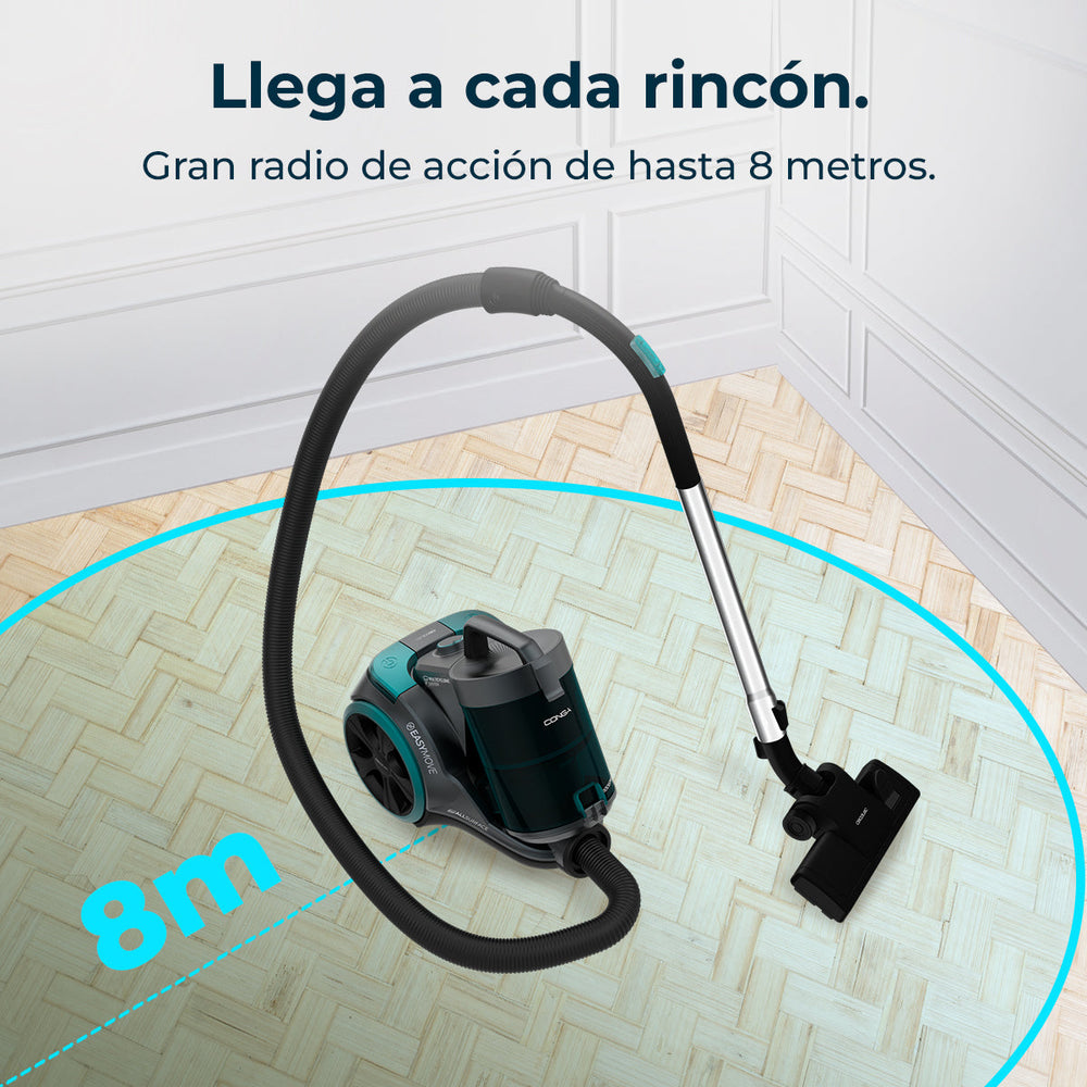 Cecotec Conga Rockstar Multicyclonic XL PowerStyle Aspirador 900 W ForceSonic 170 AW 20 kPa Animal Turbo