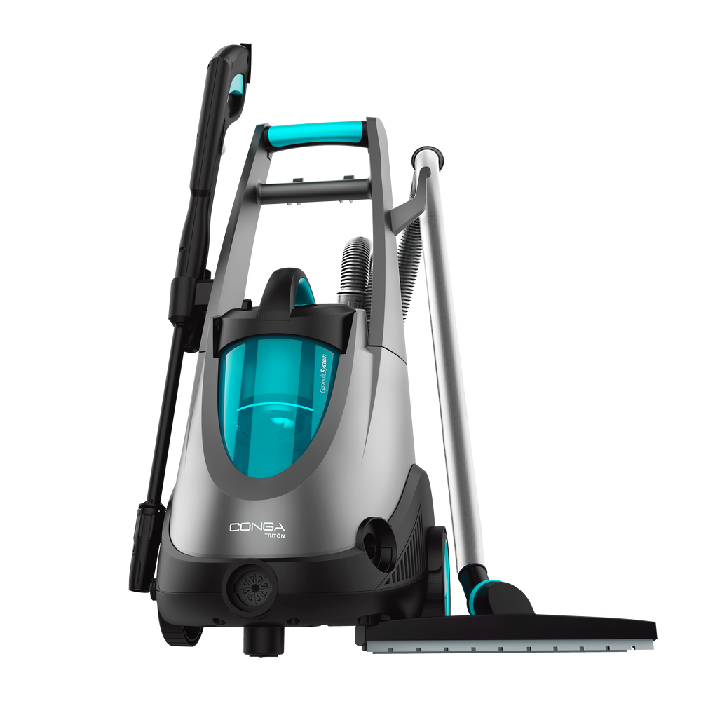 Cecotec Conga Triton 4000 Ultraclean 4 En 1 Hidrolimpiadora DualMotor 1500 W 120 Bar 360 L Por H HardPump Soplador