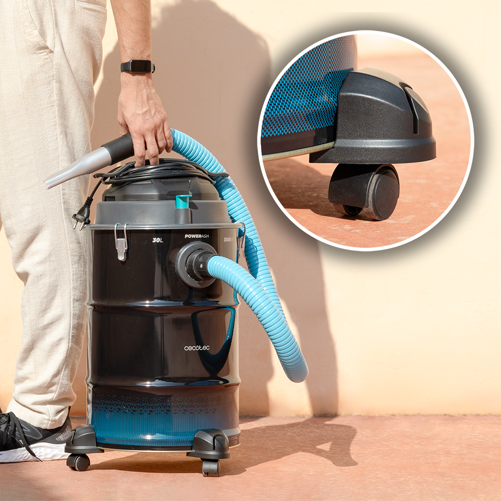 Cecotec Conga Ash 6000 EasyGo Home XL Aspiradora De Cenizas 1500 W 21 kPa 30 L Para Cenizas Y Suciedad General