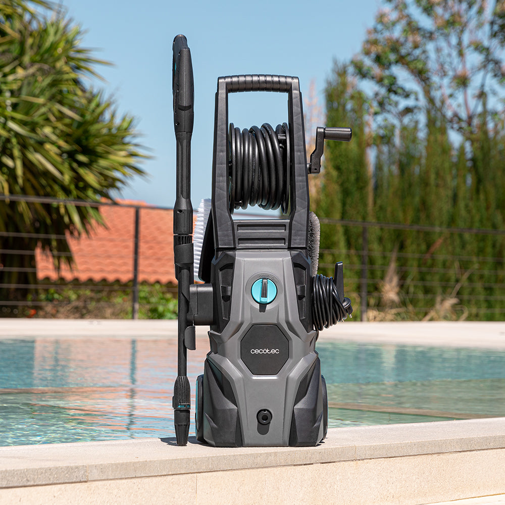Cecotec HydroBoost 2000 Car y Garden Pro Lavadora a Presión 150 Bar 450 Litros por hora con Bomba HardPump