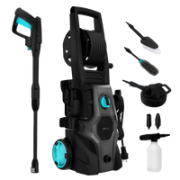 Cecotec HydroBoost 2000 Car y Garden Pro Lavadora a Presión 150 Bar 450 Litros por hora con Bomba HardPump