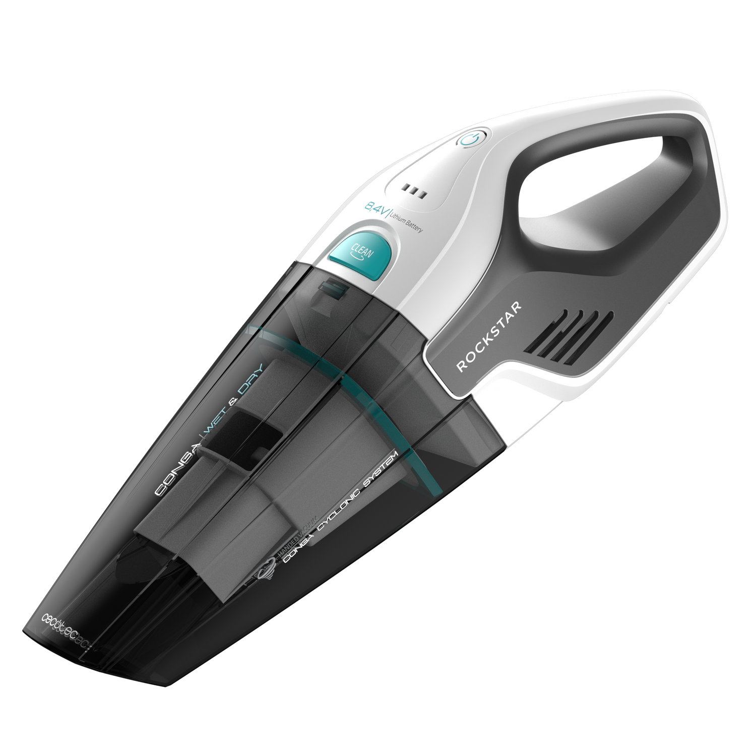Cecotec Conga Rockstar Hand 8,4 V ForceSonic 50 W Succión 4,5 kPa Autonomía 20 Min Aspiración Húmeda y Seca