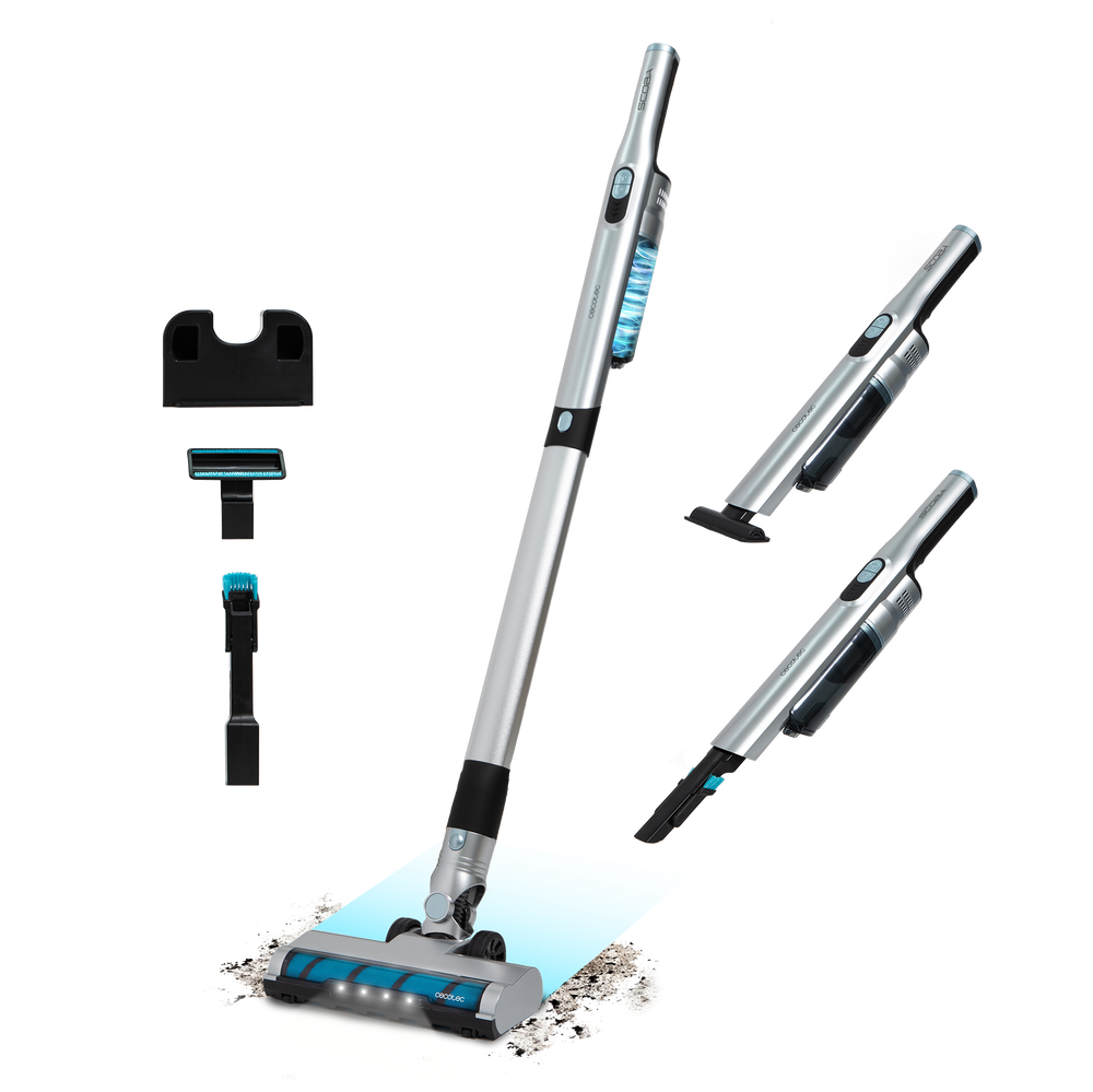 Cecotec Scoba 2100 Jalisco Aspiradora Escoba Digital Brushless 0,73 kg Ligera ForceSonic