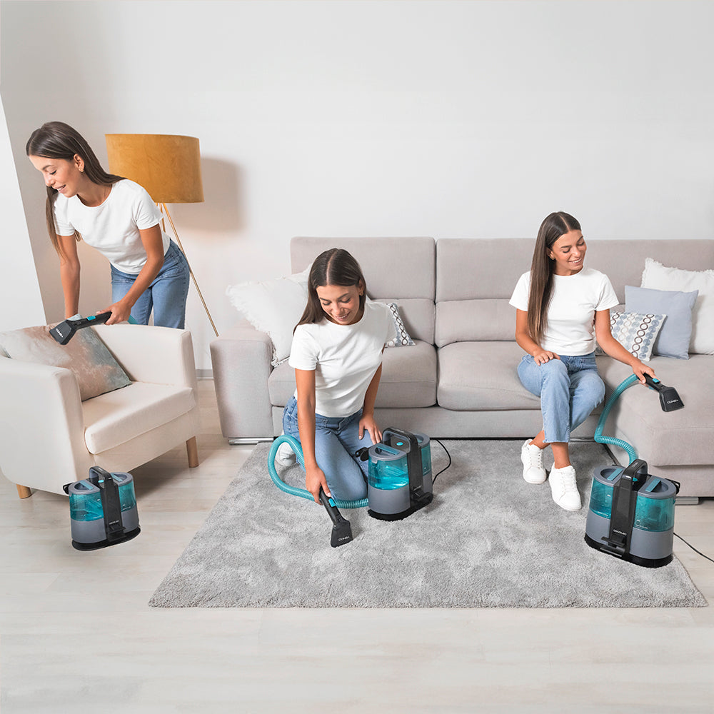 Cecotec Conga 4000 Carpet Y Spot Clean XL 3 En 1 Pulveriza Limpia Y Aspira 400 W Radio De Acción 5 M Dos Depósitos