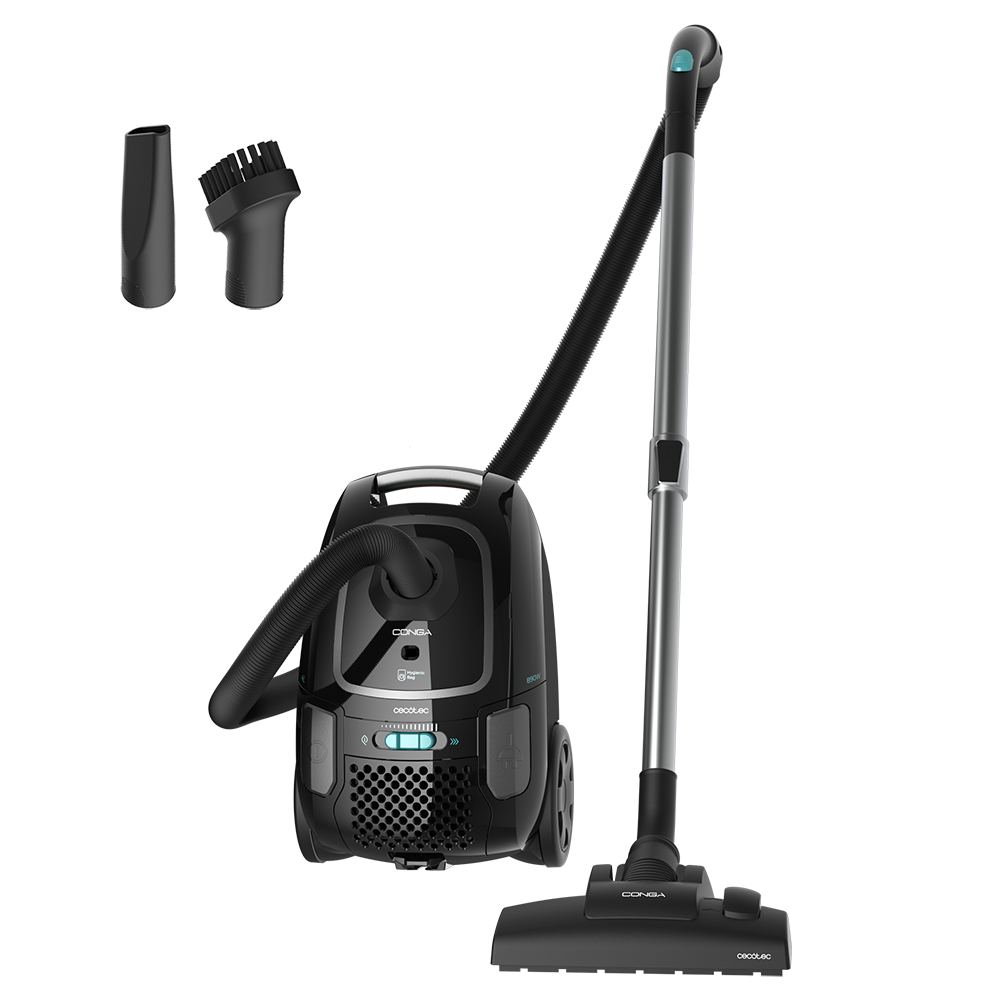 Cecotec Conga Powerbag 4000 XL Aspirador Trineo Bolsa 4L 890W 7m Alcance Accesorios