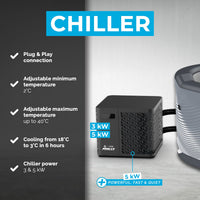 Poolex - NetSpa Järvi baño de hielo con kit enfriador