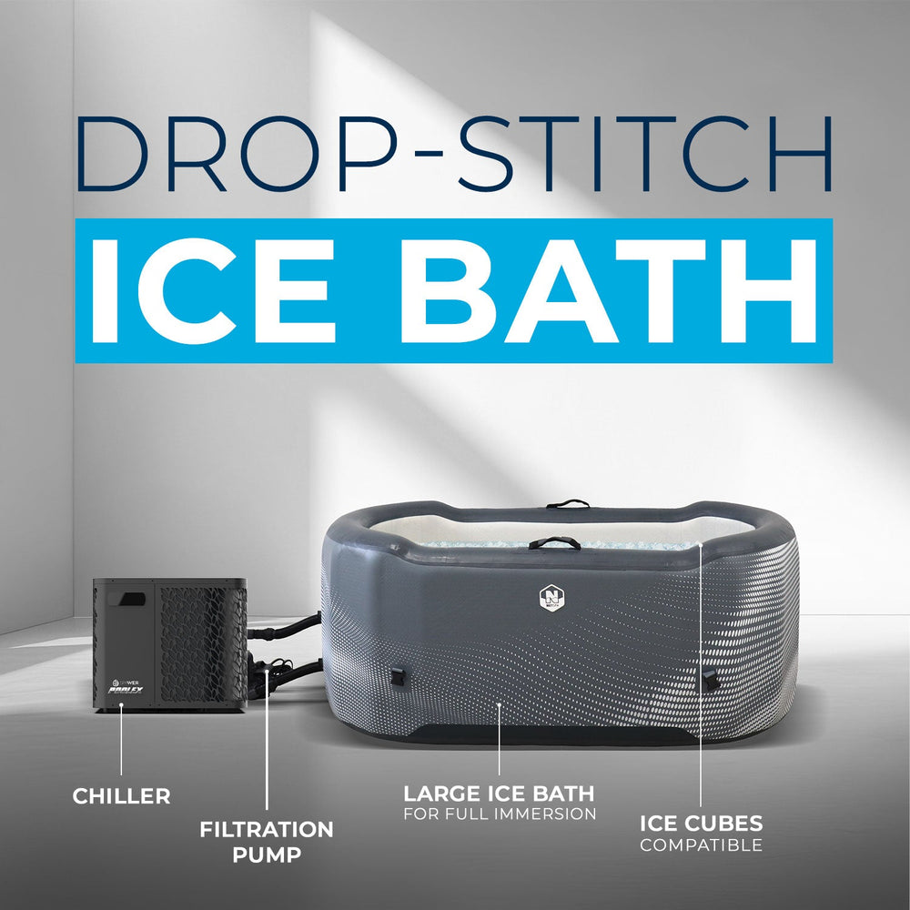 Poolex - NetSpa Järvi baño de hielo con kit enfriador