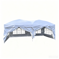 Carpa Plegable 6x3 M Con 6 Paredes Y Estructura Reforzada
