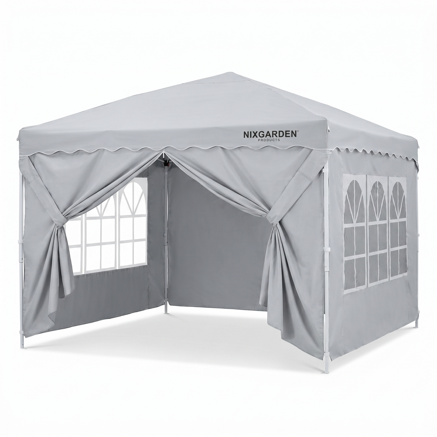 Carpa Plegable 3x3 M Con 4 Paredes Laterales Y Estructura Reforzada
