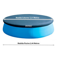Intex Cobertor para Piscinas Hinchables Easy Set Azul