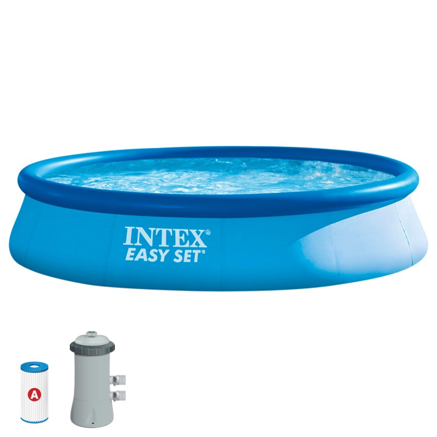 Piscina Hinchable Intex Easy Set 396x84cm con Depuradora 7290L