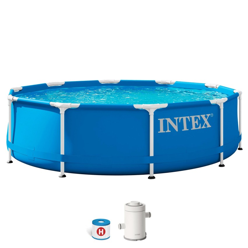 Intex Metal Frame Piscina Desmontable Circular 305x76 cm 4485L