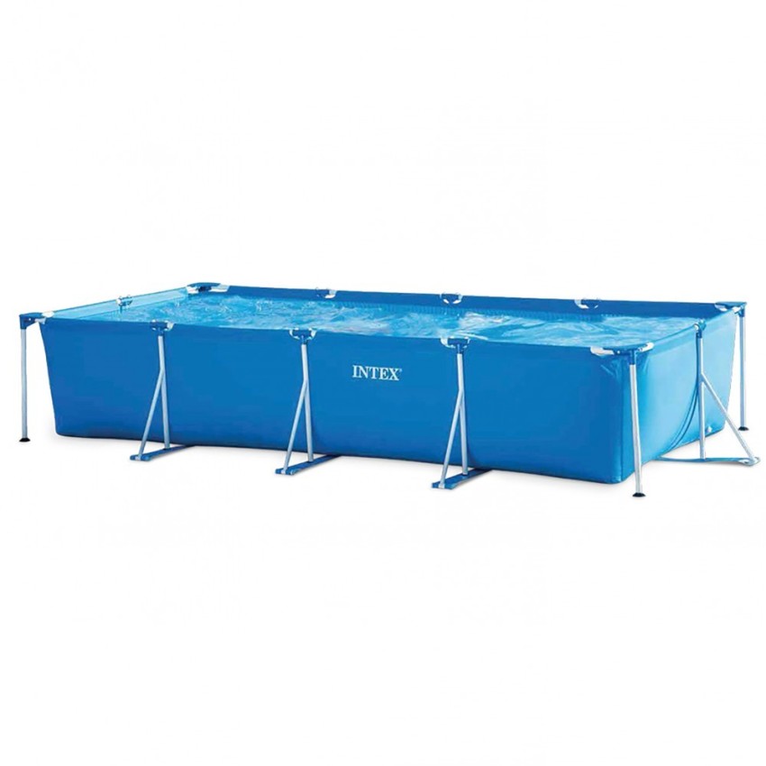 Intex Metal Frame Piscina Desmontable Familiar Rectangular de 450x220x84cm