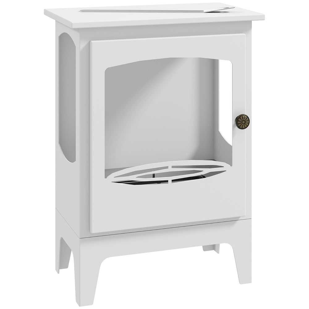 Chimenea de Bioetanol 7000BTU Chimenea de Bioetanol de Acero Tanque de 0,9 L Tiempo de Combustión 3H 39x26x54 cm Negro