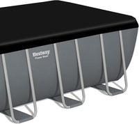 Bestway – Power Steel piscina desmontable rectangular (282 × 196 × 84 cm)