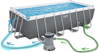 Bestway –  Power Steel piscina desmontable rectangular (549 × 274 × 122 cm)