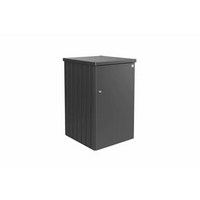 Biohort – Alex contenedor de cubos de basura modular con ruedas Gris oscuro metálico