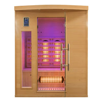 Poolstar - Apollon Quartz Sauna de infrarrojos 3 plazas