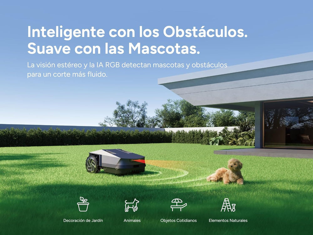 iGarden Z4 Robot Cortacésped Inteligente sin Cable Inver X Serie Z — RTK + IA, hasta 1500 m²