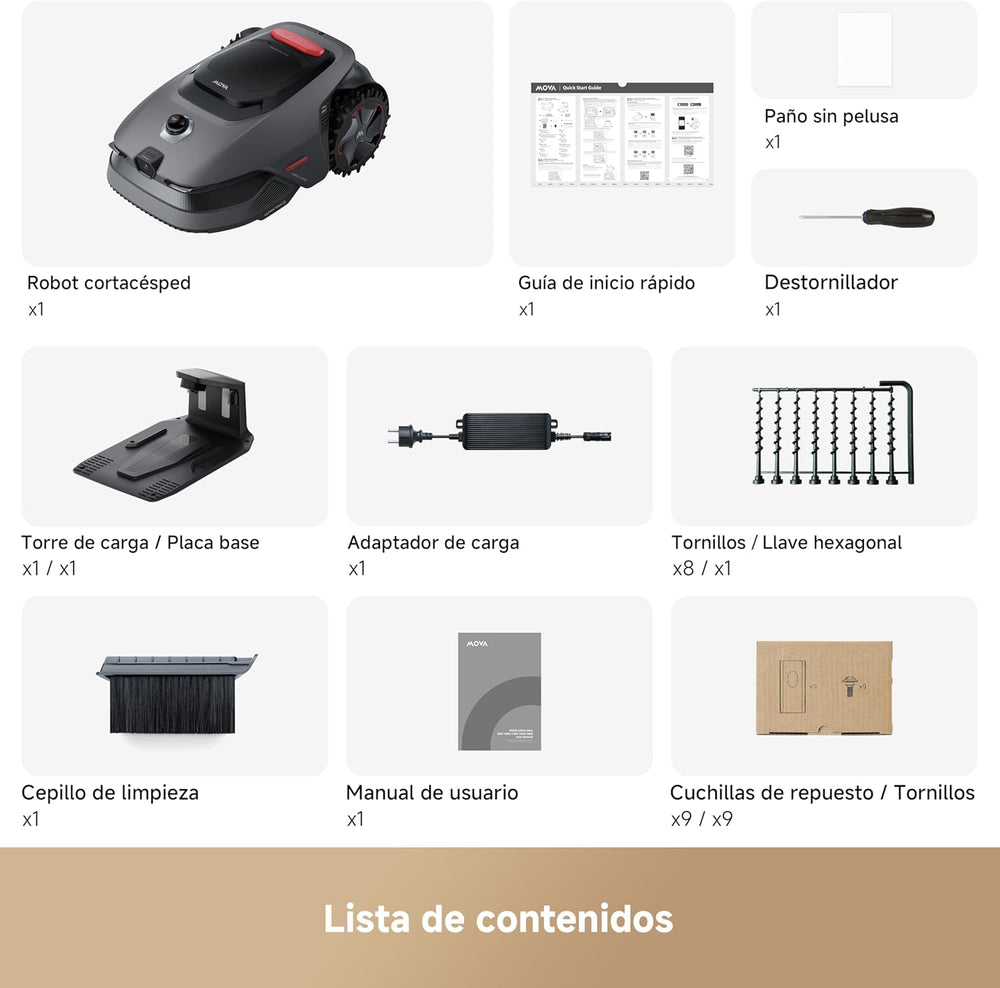Mova – LiDAX Ultra 800 robot cortacésped sin cable perimetral