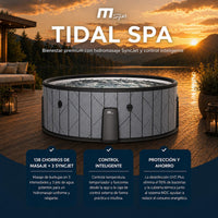 MSpa Spa hinchable semirrígido circular Tidal 4–6 personas