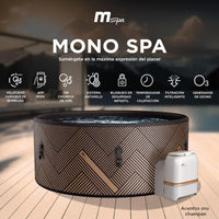 MSpa - Spa hinchable semirrígido circular Mono-Eco 4-6 personas