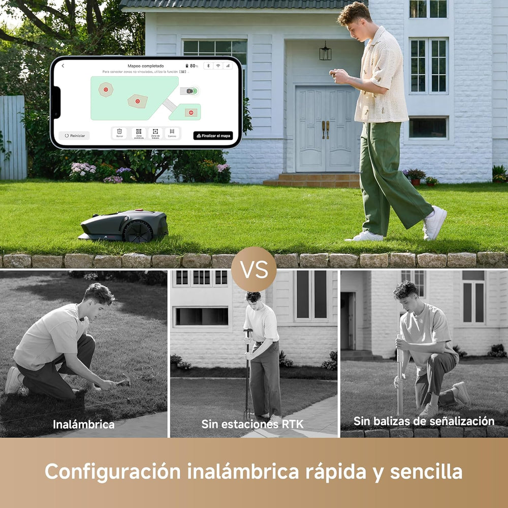 Mova – 600 Plus robot cortacésped sin cable perimetral