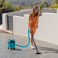 Cecotec Conga Rockstar Aspiradora Húmedo Seco Compacta Turquesa Para Jardín Sólidos Y Líquidos Filtro Dual