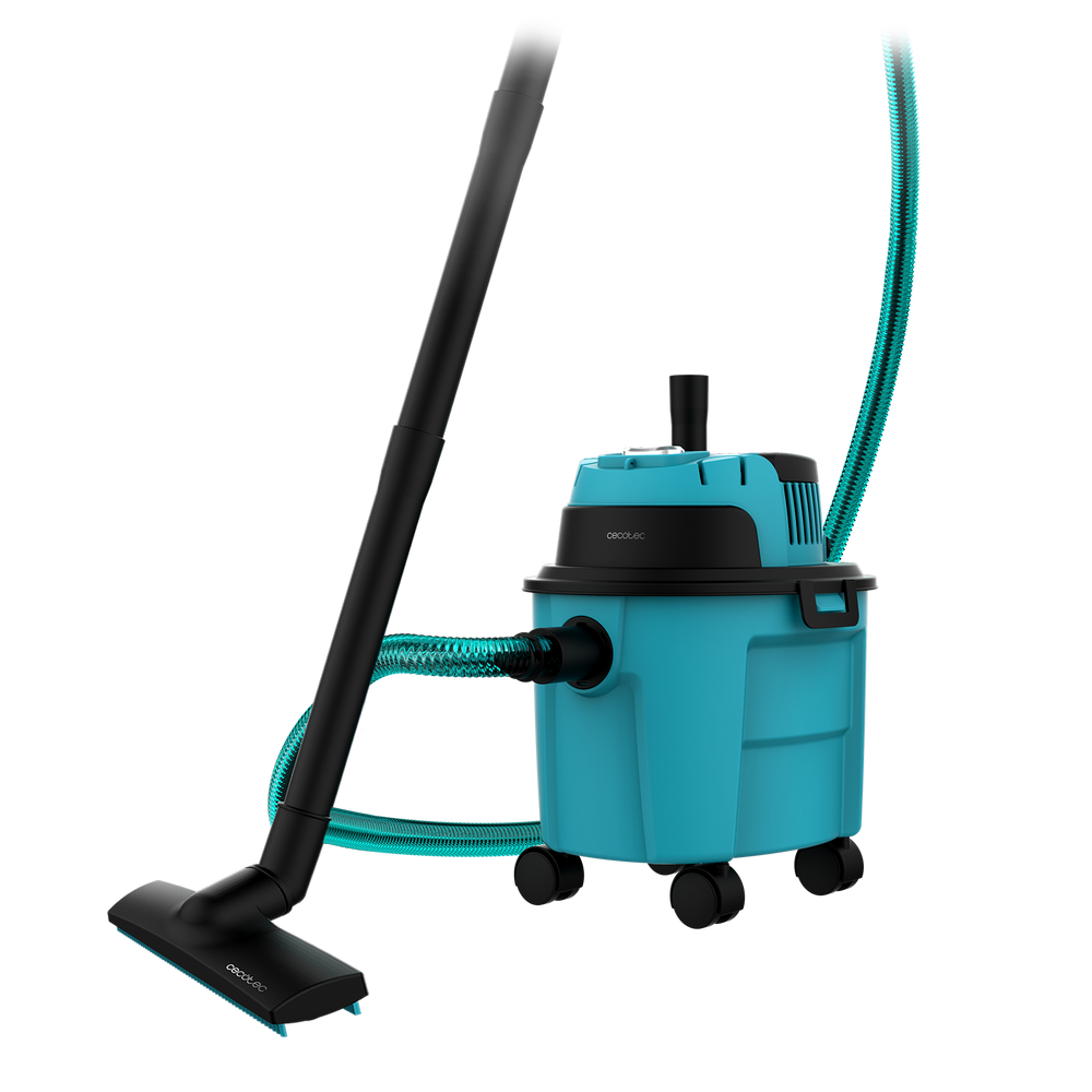 Cecotec Conga Rockstar Aspiradora Húmedo Seco Compacta Turquesa Para Jardín Sólidos Y Líquidos Filtro Dual
