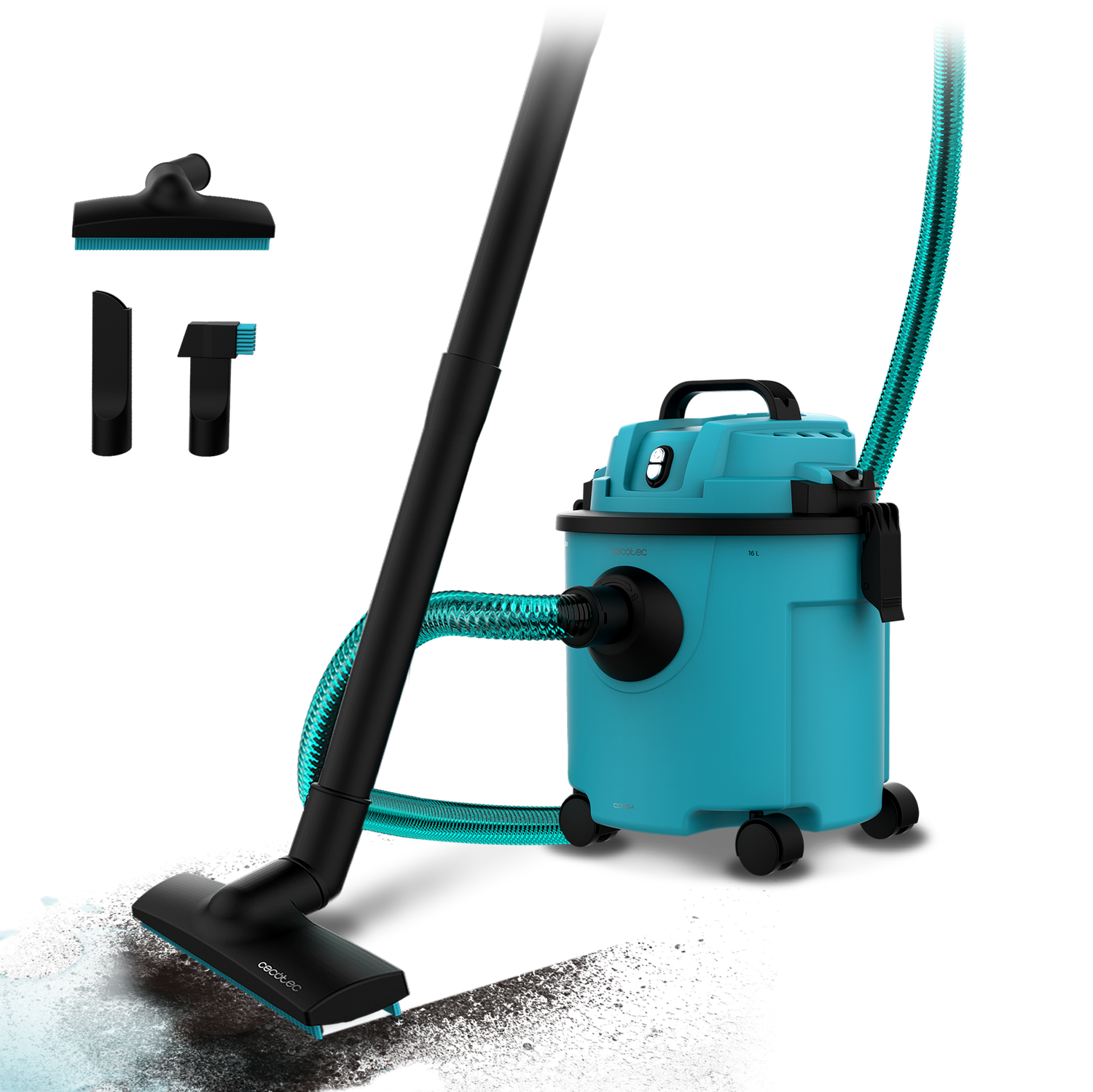 Cecotec Conga Rockstar Aspiradora Sólidos Y Líquidos Wet Dry Compacta 16 L Garden Plus