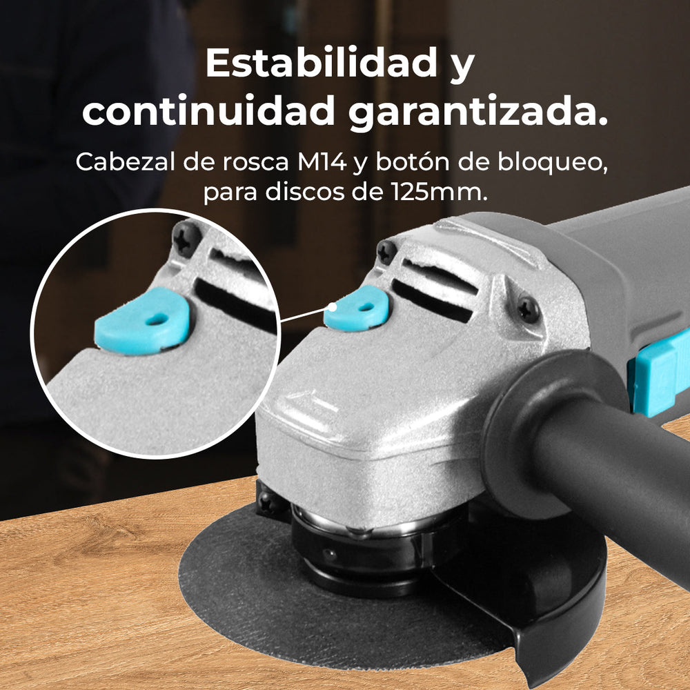 Cecotec Amoladora RadialPower 1000 Filtra