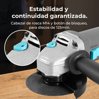 Cecotec Amoladora RadialPower 1000 Filtra