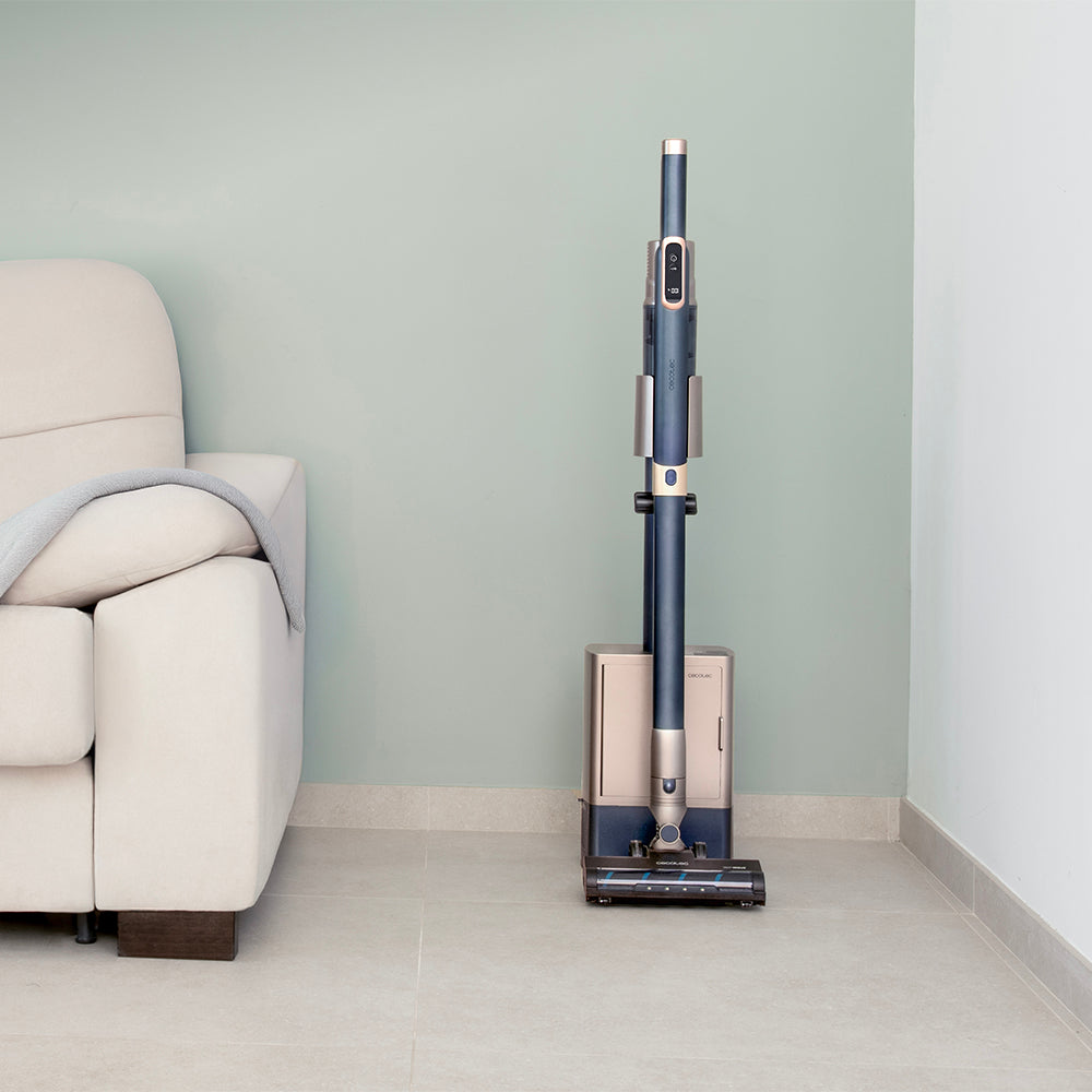 Cecotec Scoba 2100 Station 2 En 1 Aspirador Vertical Y Mano 1,55 Kg Autovaciado Higiénico