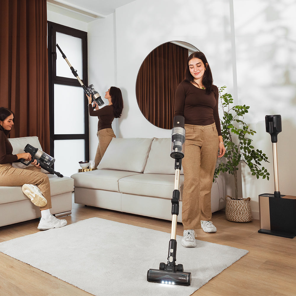 Cecotec Conga Rockstar 5500 Hurricane Station Flex Succión De 220 AW Base Autovaciado Higiénica