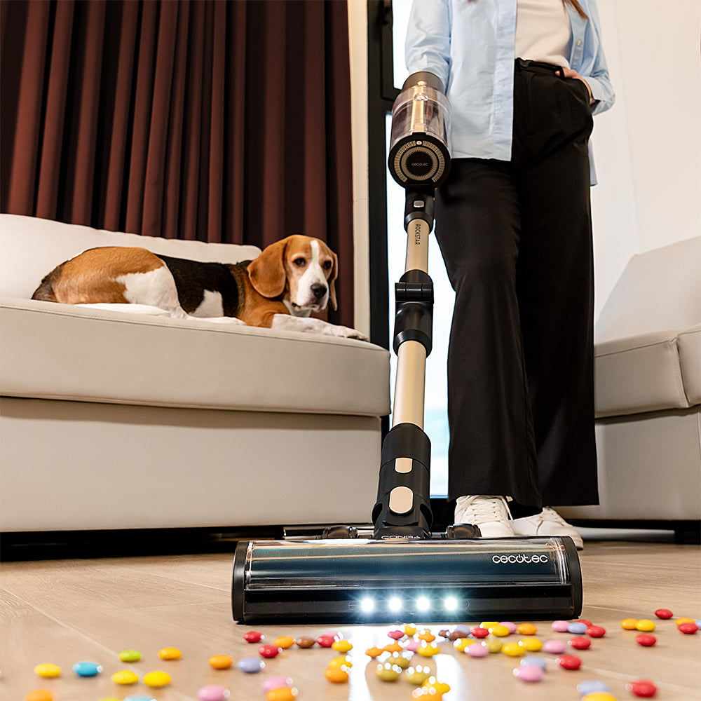 Cecotec Conga Rockstar 5500 Hurricane Pet Flex Aspiradora 220 AW con Autovaciado y Filtro Higiénico
