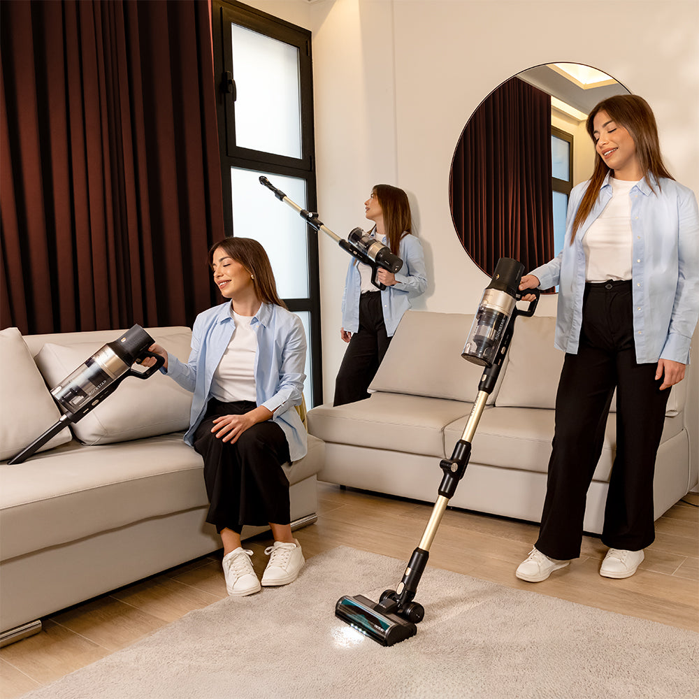 Cecotec Conga Rockstar 5500 Hurricane Pet Flex Aspiradora 220 AW con Autovaciado y Filtro Higiénico