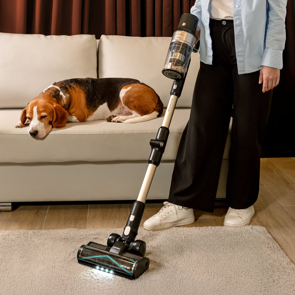 Cecotec Conga Rockstar 5500 Hurricane Pet Flex Aspiradora 220 AW con Autovaciado y Filtro Higiénico