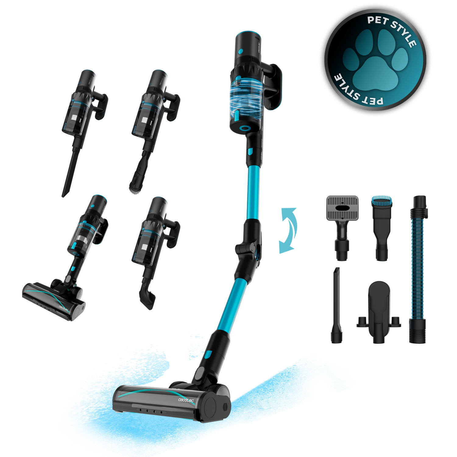 Cecotec Conga Rockstar 3500 Storm Pet Flex
