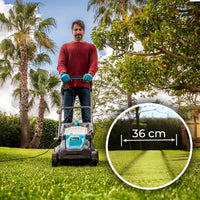 Cecotec Cortacésped Eléctrico Terrenator 360 Flex Z 1500 W Sistema Z Tech Altura Centralizada
