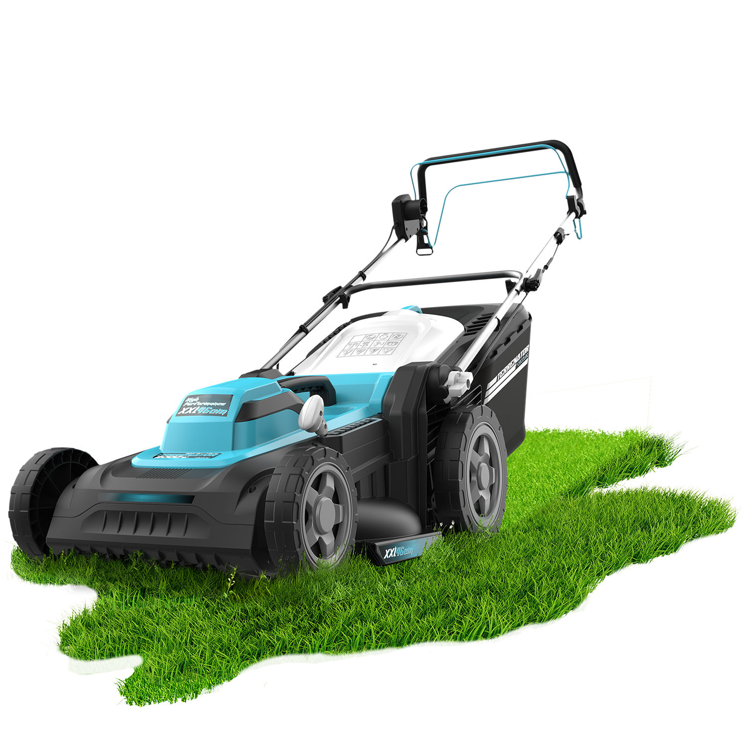 Cecotec Cortacésped Eléctrico Terrenator 460 Flex Z Auto 2000 W Propulsión Automática Para Facilitar Trabajos