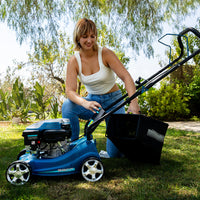 Cecotec Terrenator 2700.39 Cortacésped de Gasolina 127cc 2.1 kW 2 en 1 Recoger Césped
