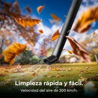 Cecotec Soplador AirForce 2120 FreeMove 21V Con Batería NEX21 200 Kilómetros Por Hora Accesorios
