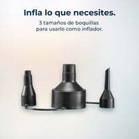 Cecotec Soplador AirForce 2120 FreeMove 21V Con Batería NEX21 200 Kilómetros Por Hora Accesorios