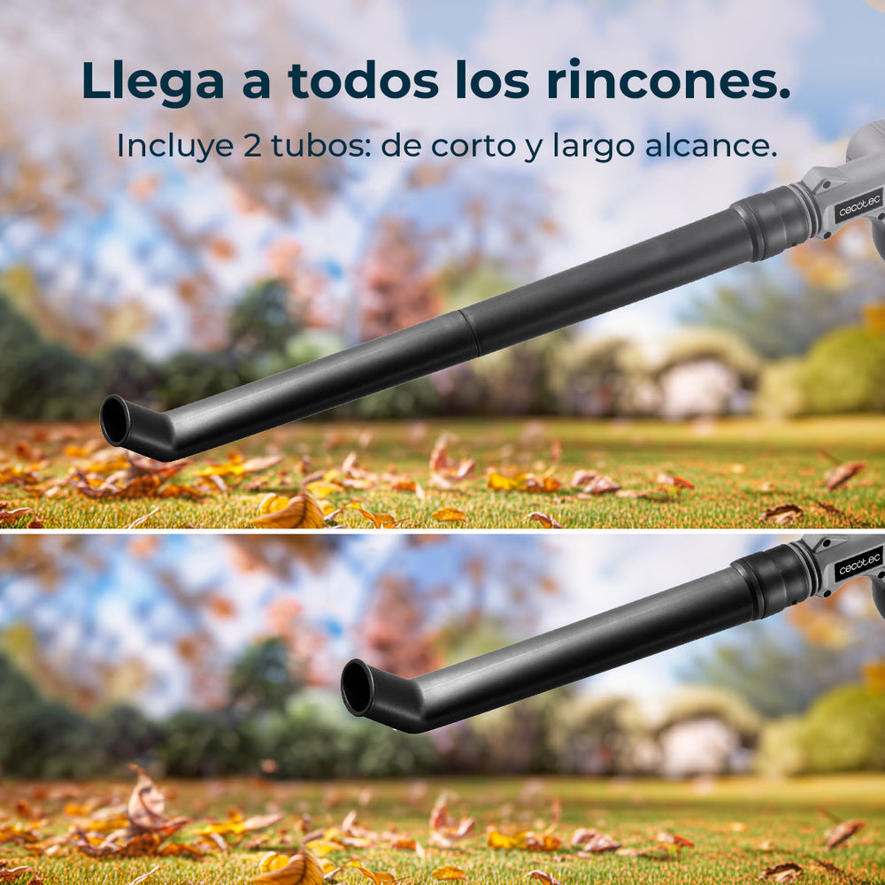 Cecotec Soplador AirForce 2120 FreeMove 21V Con Batería NEX21 200 Kilómetros Por Hora Accesorios