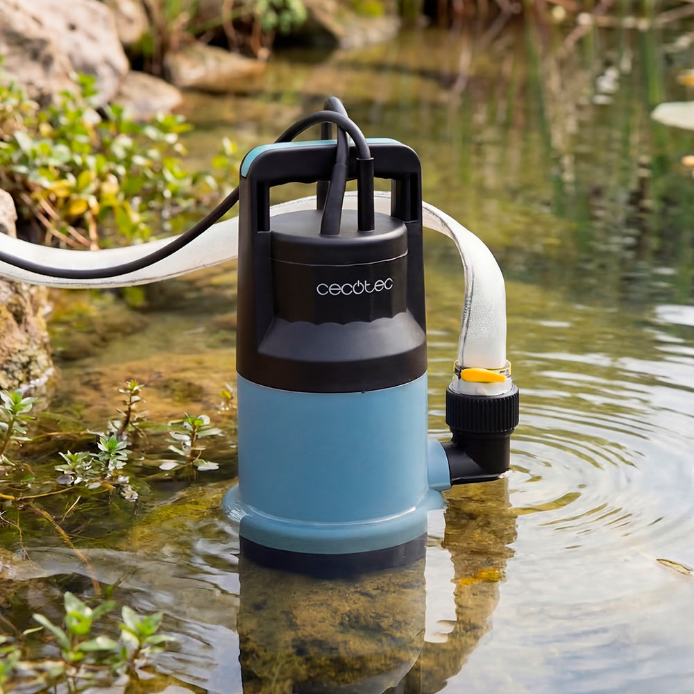 Cecotec Bomba de Agua Axike 1100 Dark Potencia 1100 W Flujo 16000 Litros por Hora